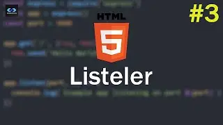HTML Dersleri #9 | Listeler