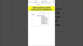 CONVERT TEXT INTO FLOWCHART QUICKLY | EZTIPSTRICKS19 | 