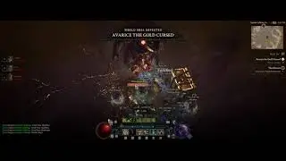 Diablo 4 World Boss - Avarice the Gold Cursed