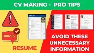 How to Avoid Common CV Mistakes | Tips for Crafting a Winning Resume | Secrets to a Stand-Out Resume