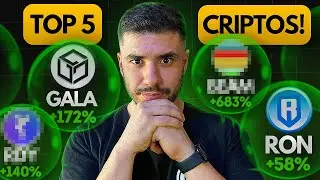 🎮 AS 5 MELHORES GAMECOINS PARA ESTE BULLMARKET (NÃO PERCA O TIMING!)