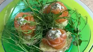 Кабачковый мильфей с семгой от шеф-повара Максима Никитина