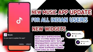 Officially Add Cool Mi Music Widget On Your Home Screen /Any Xiaomi Redmi And Poco Phone 😍