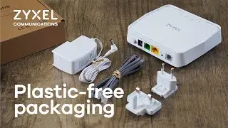 Zyxel sustainability｜Plastic-free packaging