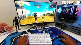 FREE FIRE NA VISÃO DE UM PC SÓ CAPA (POV) Handcam 🤩