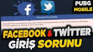 PUBG FACEBOOK LOGIN PROBLEM || TWITTER LOGIN PROBLEM || PUBG MOBILE LOGIN DISABLED