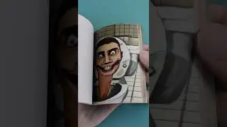 Skibidi Sleepwalk Toilet Flipbook Animation 