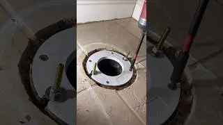 fixing a low toilet flange 