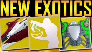 Destiny 2 - EXOTIC SPARROWS, SHIPS AND EMOTES!