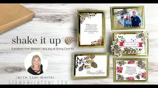 Shake it up! 5 quick last minute holiday cards in a snap with kits