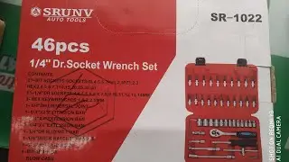 46 pcs srunv tool kit टूलकिट बॉक्स review