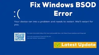 Fix Critical Process Died Blue Screen Error on Windows 10 &11