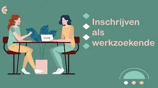 Inschrijven als werkzoekende bij #VDAB (#NT2, #learndutch, Waystage, A2, 1.2, Threshold, B1, 2.1) )
