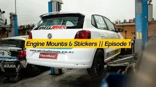 2L 8V Polo 6 (NEW Race Car Series) Fitting the Engine Mounts & Stickers || Episode 1