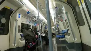 Inside London Jubilee Line (Underground) - Real-time View & noise (Canary wharf to Waterloo station)