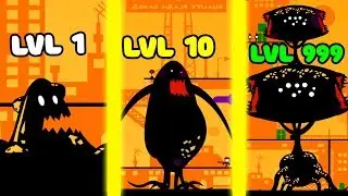 EVOLUTION OF MONSTER TO EAR ALL HUMANS IN THE EARTH ANG GROW IN GAME MONSTER EVOLUTION!