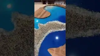Погнали! Красотка творит красоту! Делаем картину из массива, смолы, камней и мха.
