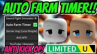 [FREE UGC] Sword Fight Simulator X Script - Auto Farm Timer Fast Anti Kick Kill All Players OP!!