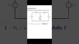 PARTE 4: Solución de circuito eléctrico. Video completo en mi canal de Youtube.