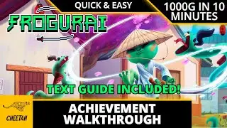 Frogurai - Achievement Walkthrough (1000G IN 10 MINUTES) TEXT GUIDE INCLUDED