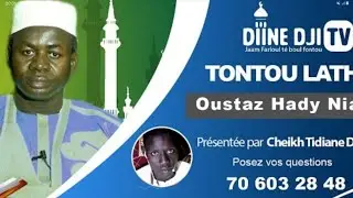 Tontou Tontou Tontou Lathie Hady Niass Par Cheikh T Diop
