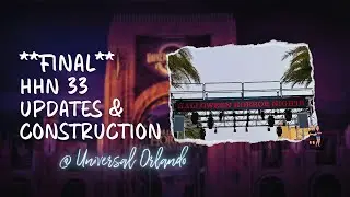 Our Final #hhn33 Update For 2024 | Signs Are Up! | Food Booths Ready | More Merch From The BOO-tique