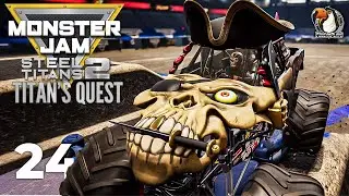 Unleashing Pirate's Curse in the Haunted Forest! 🏴‍☠️🌲 | Monster Jam Steel Titans 2