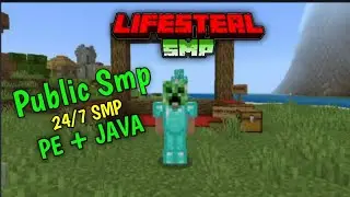 MINECRAFT FREE PUBLIC SMP | FOR PE+JAVA | 24/7 ONLINE | 1.19+