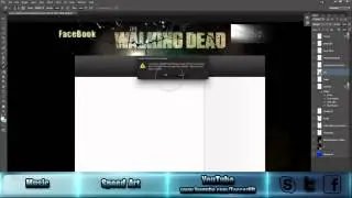 Walking Dead Youtube Background Speed Art #'3
