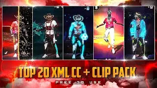 🔺Free Fire Top 20 Xml + Cc + Clips 🔸ff Clips For Editing🔸ff Emote Clips 🔸ff clip🔻
