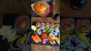 Кето-суши и вишневый бургер?😱🍱🍔 
