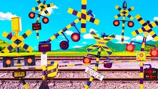 Japanese Railroad Crossings That Appear One After Another