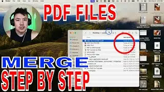 ✅  How To Merge Multiple PDF Files To One On Mac 🔴