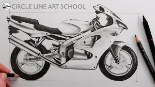 Learn to Draw a Motorcycle - Step by Step