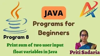 Java Programming Tutorial: Printing Sum of User-Input Float Variables - Interactive Coding