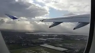 China Airlines A350-900 AMS-TPE Amsterdam Schiphol take off