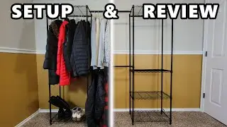 Homdox Heavy Duty Garment Rack Setup And Review