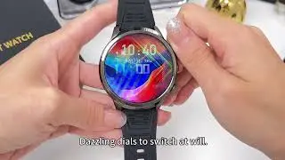 H18 Smart Watch 1.95'' Large Screen 4G Network Video Call Side Camera Fitness Tracker Smartwatch Men
