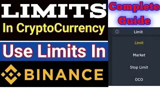 How to use Limits in Binance|How to use Stop Loss in Binance|use Limits in Spot Trading on Binance