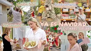 🇺🇸 It's already CHRISTMAS in the UNITED STATES 🎄 Today Elaia COOKS 🍝 her new role and family cost...