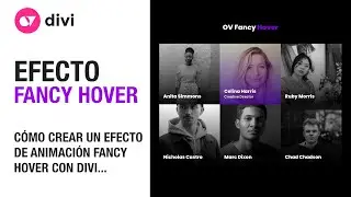 How to create a fancy hover animation effect with Divi without plugins. Divi tutorial in Spanish.