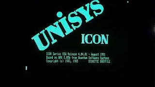 Burroughs / Unisys ICON QNX Walkthrough