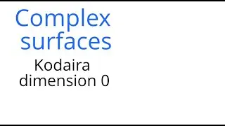 Complex surfaces 5: Kodaira dimension 0