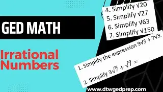GED Math - Irrational Numbers
