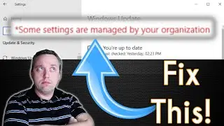 How to Fix Settings are Managed by your Organization Error