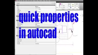 quick properties in autocad