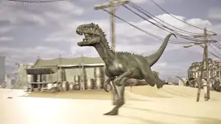 Epic Indominus Rex Run & Roar Animation in 10 Seconds!