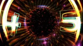60FPS Turbulence Countdown Video Numbers With Sound Animation
