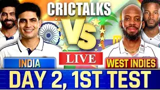 Live: IND vs WI, 1st Test Day 2, Live Cricket Match Today, Cricket Live,Team Scores & Commentary