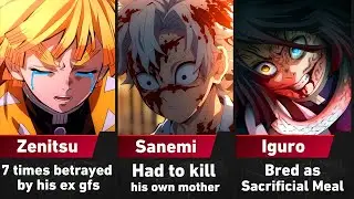 Top 20 Saddest Backstories In Demon Slayer Season 5 | Tanjiro,Sanemi,Giyu...